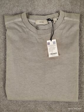 Men's Burberry Uniform Long Sleeve Taupe/Hunter Shirt Cotton Sz Small